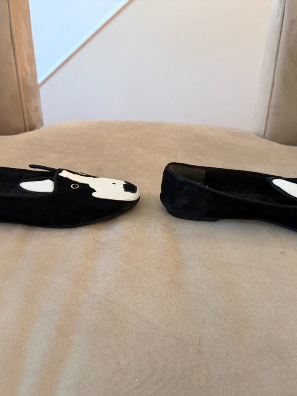 Marc by Marc Jacobs Friends of Mine Dog Loafers Black Suede - Picture 4 of 7